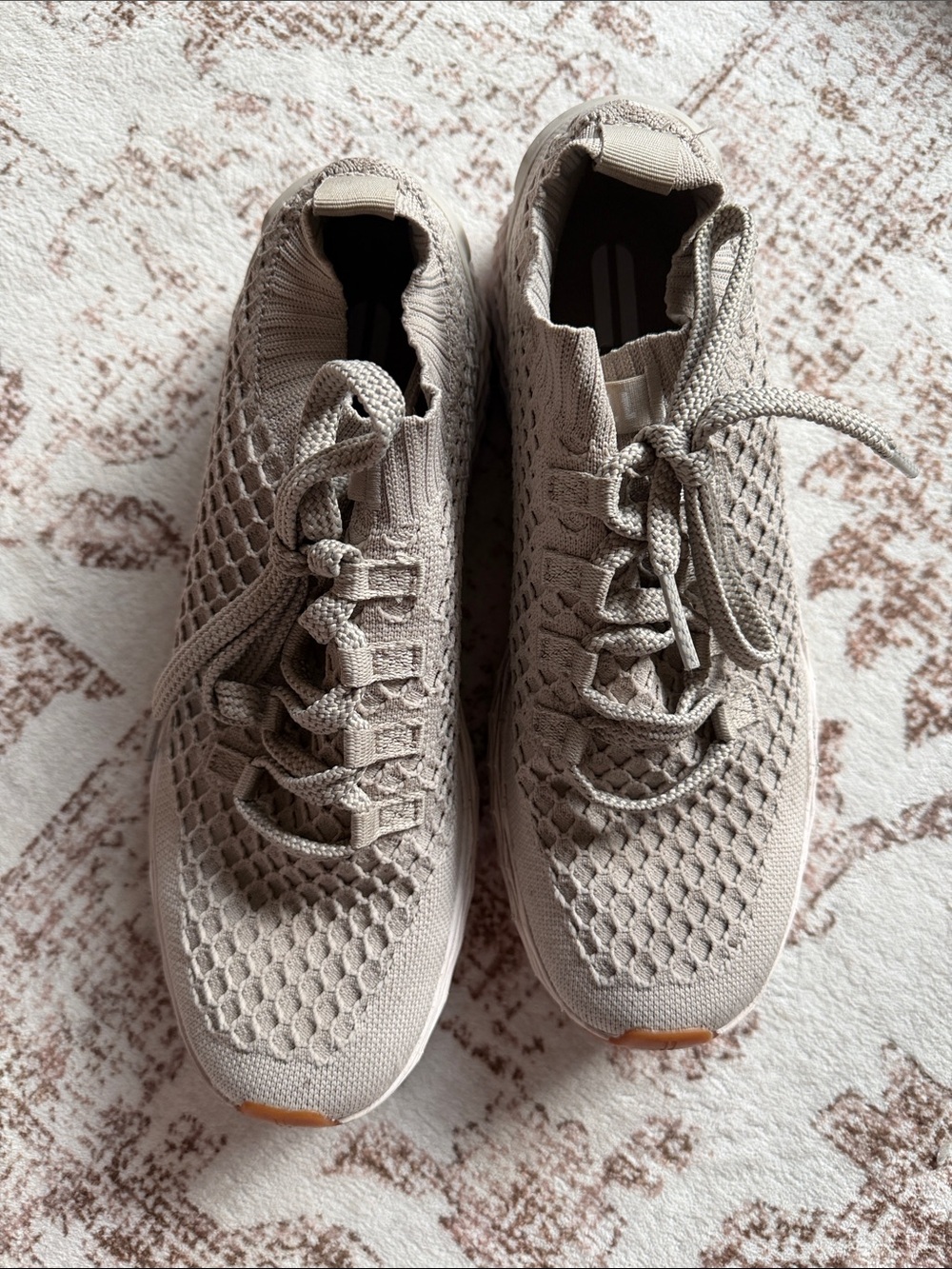 NOBULL Women's Knit Athletic Shoes in Taupe